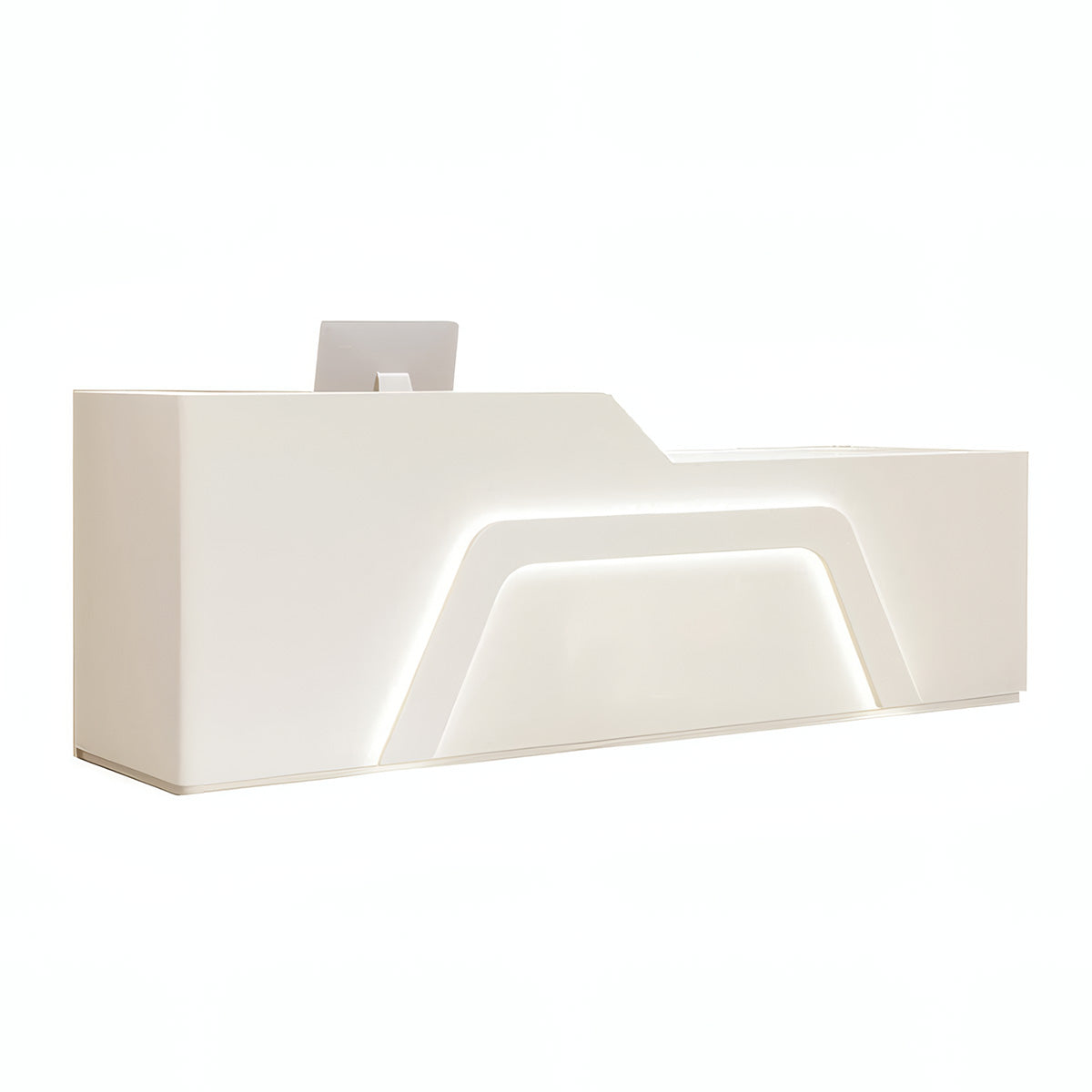 Modern Minimalist Reception Desk 47–157 in Wide with for Salon & Spa