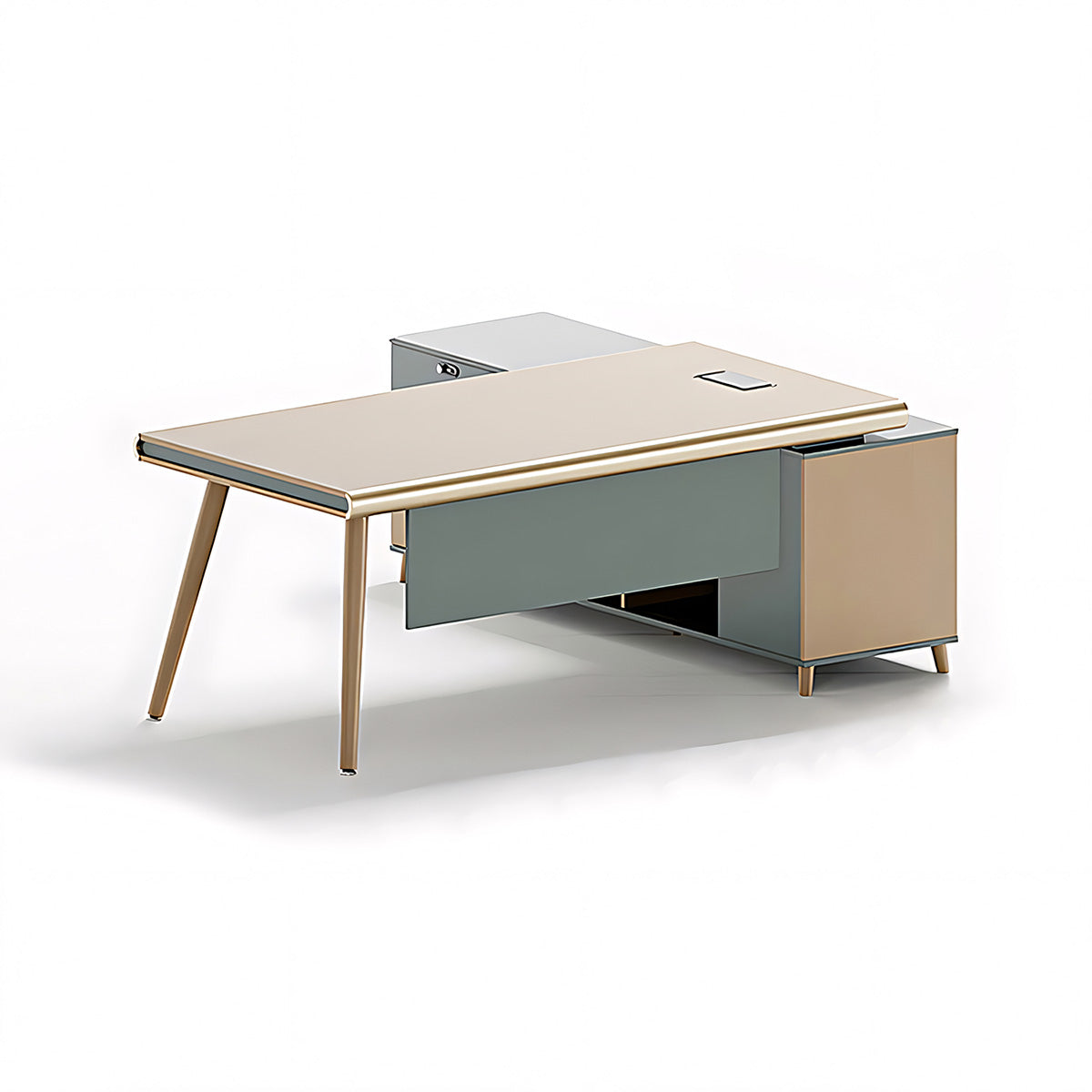 Scandinavian Boss Desk Simple Modern Single Manager Desk