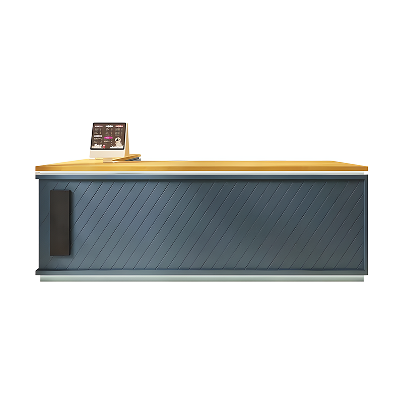 Simple Milk Tea Coffee Bar Baking Lacquer Corner Cashier Counter