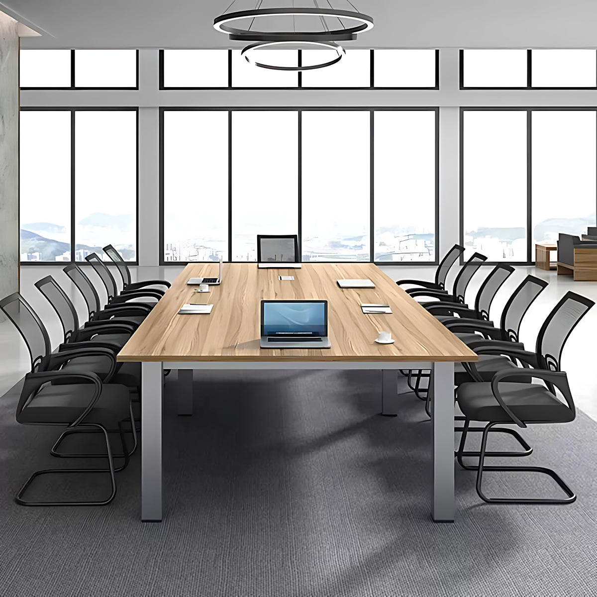 Modern Training Table Rectangular Desk Negotiation Table