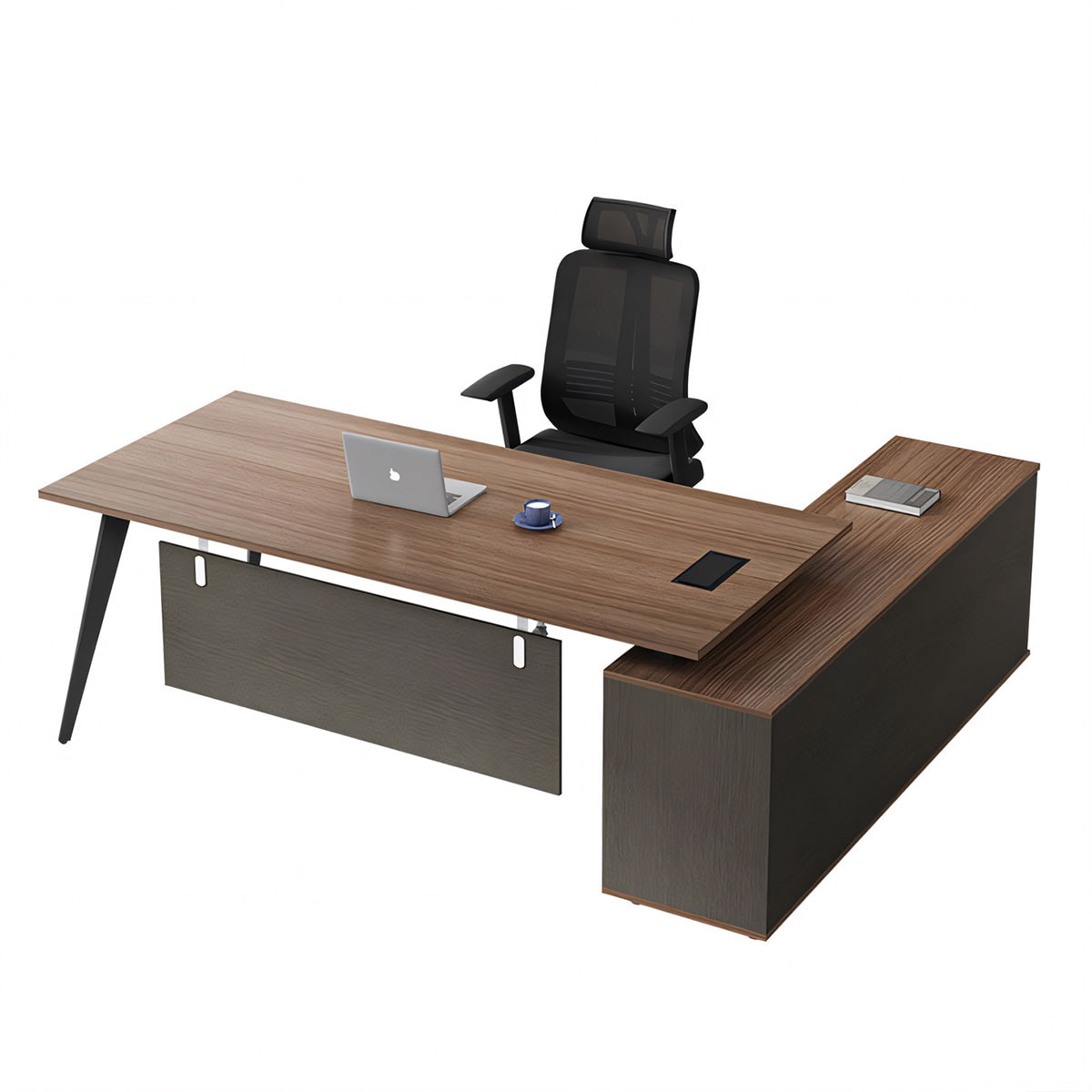 Panel Steel-Wood Manager Desk Executive Computer Table