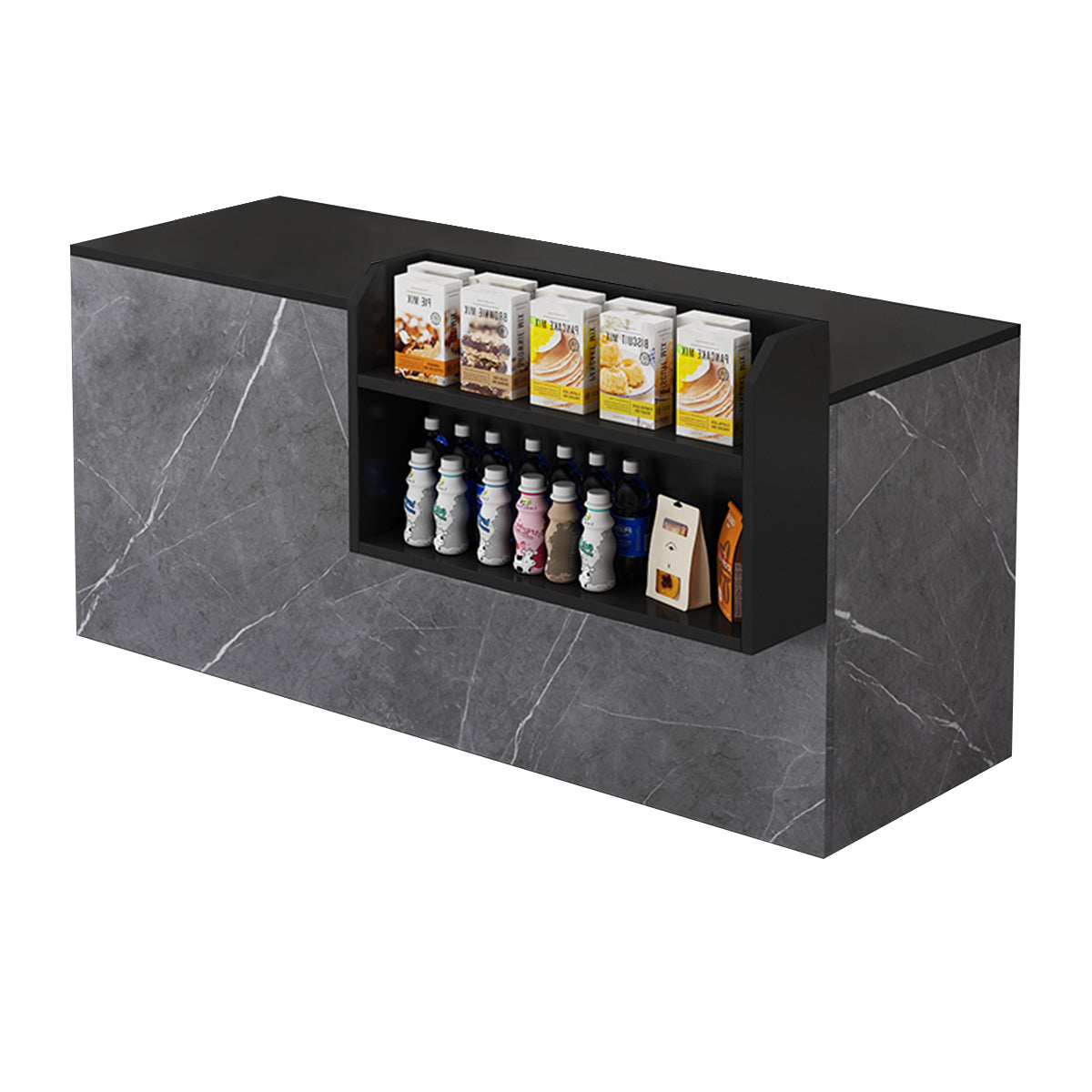 Compact and Simple Counter Cashier Front Desk Reception Desk
