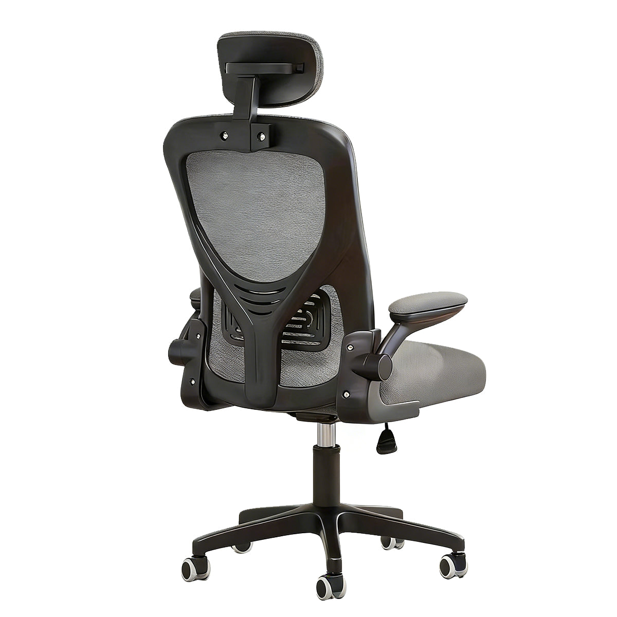 Ergonomic Mesh Office Chair with Adjustable Armrests, Lumbar Support, and Latex Seat Cushion