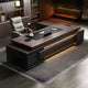 Stylish Modern Executive Desk with Spacious Desktop for Comfortable Work