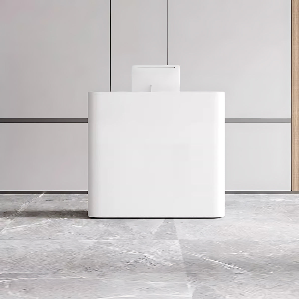 Sturdy Minimalist Reception Desk with Long-Lasting Desktop