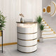 Luxury Semi-Circular Front Desk with Unique Ice-Crack Design