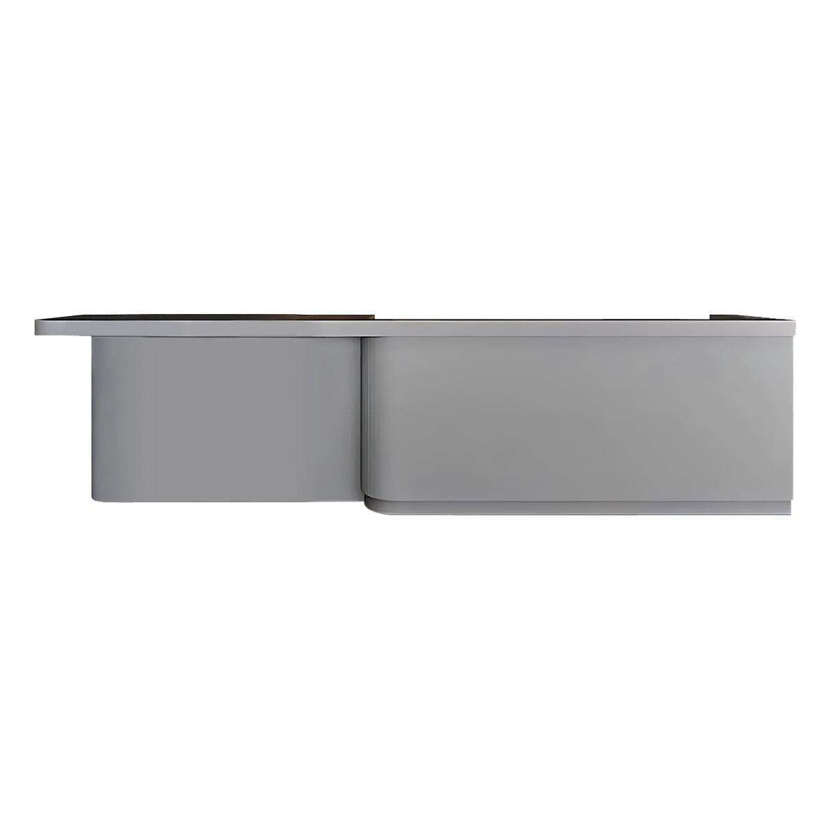 Modern Minimalist Front Desk with Sturdy Tabletop Design