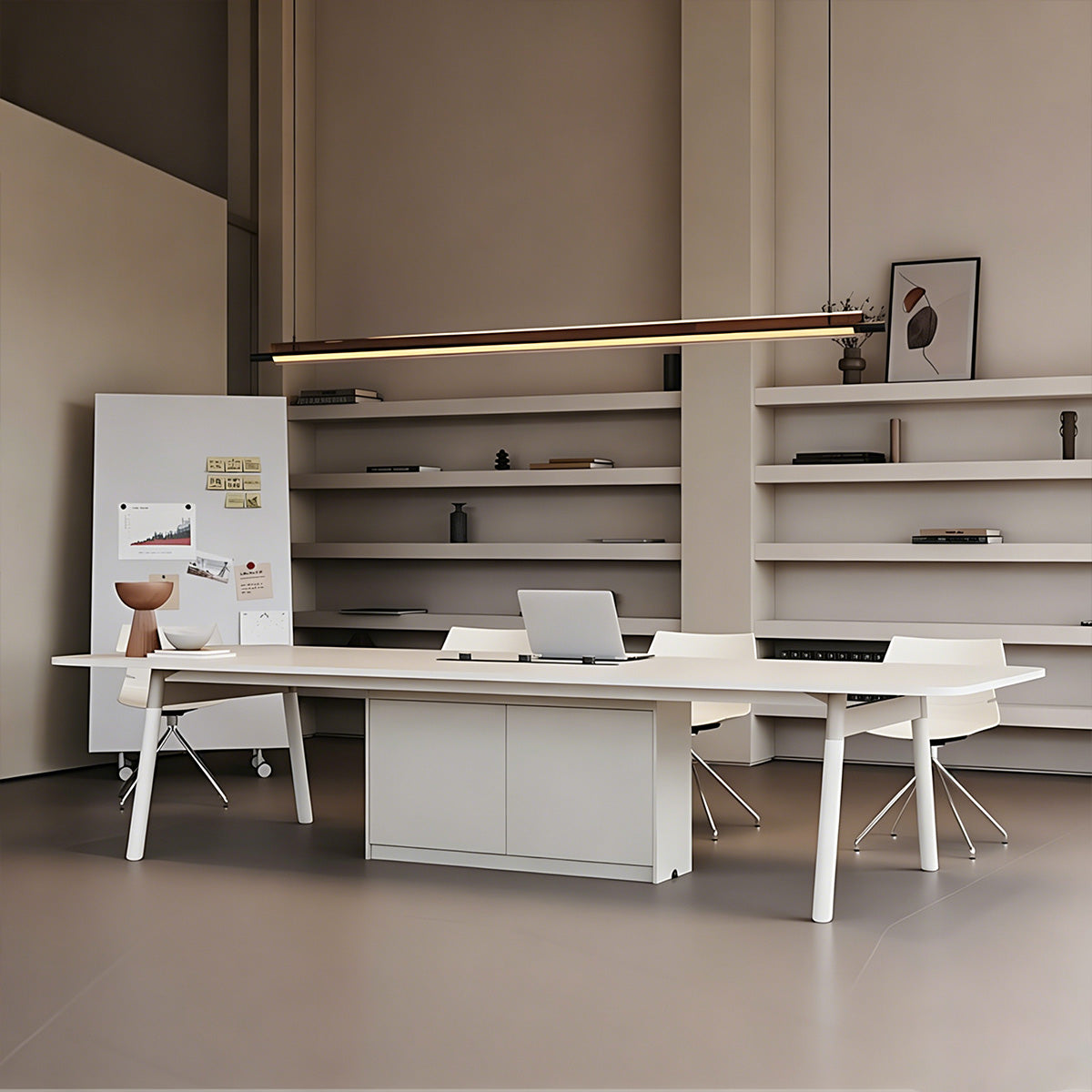 Conference Table, angled product view, for meeting room or boardroom, modern boardroom furniture