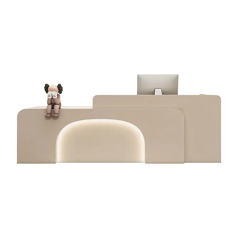 Minimalist Retail Reception Desk, Hotel Reception Desk (Doll not include)