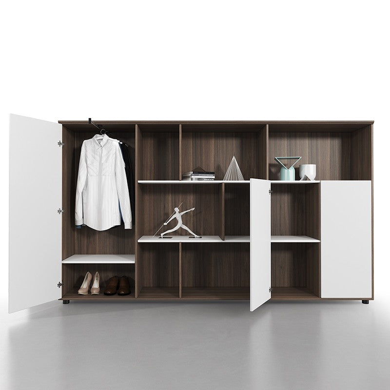 Minimalist Storage Cabinet with Mechanical Lock for Home and Office