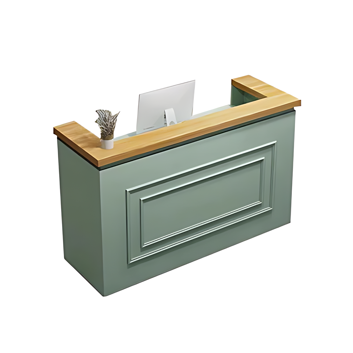 Scandinavian Minimalist Modern Small Reception Desk