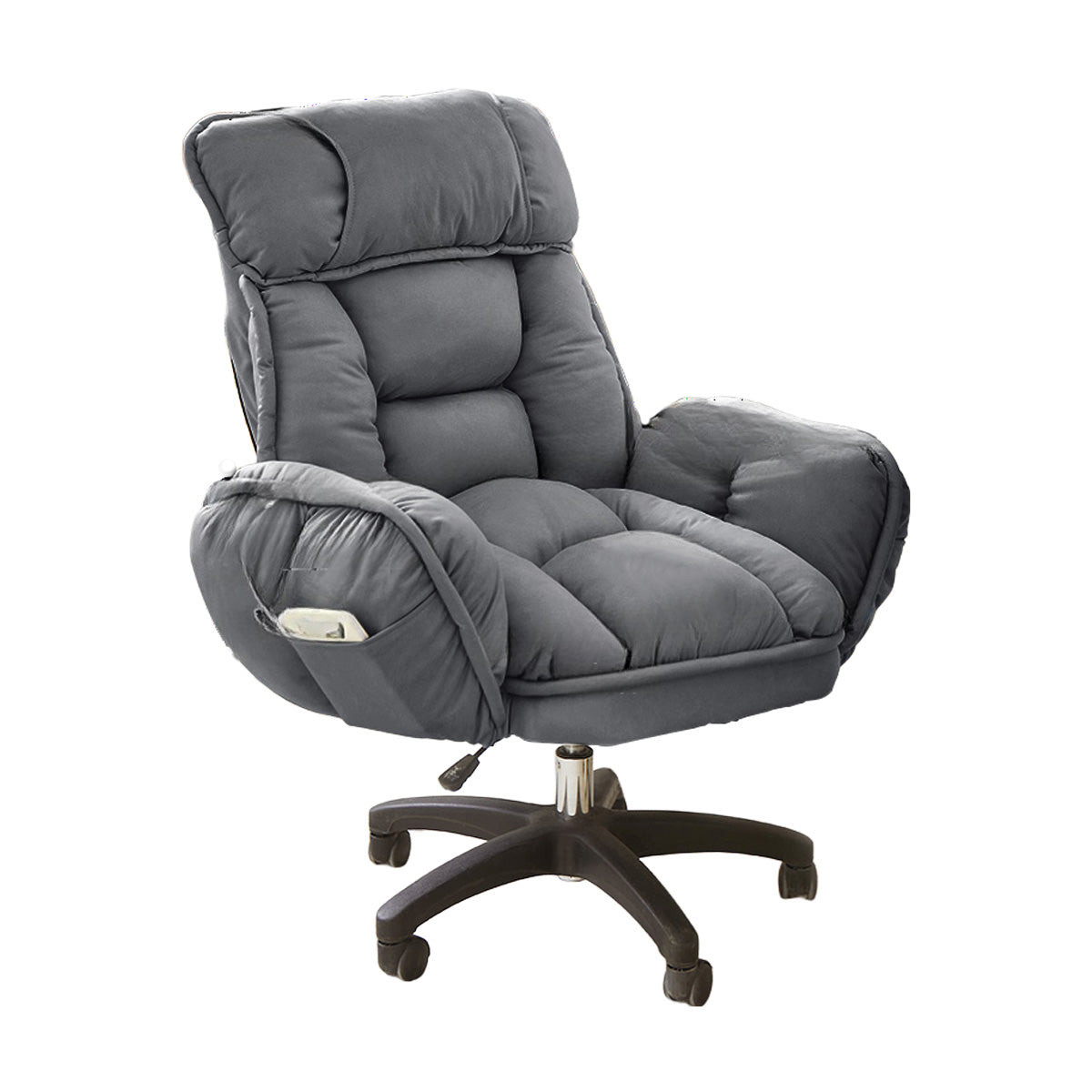 Luxury Adjustable Gaming Office Chair With Soft Cushioned Seat And Hidden Footrest