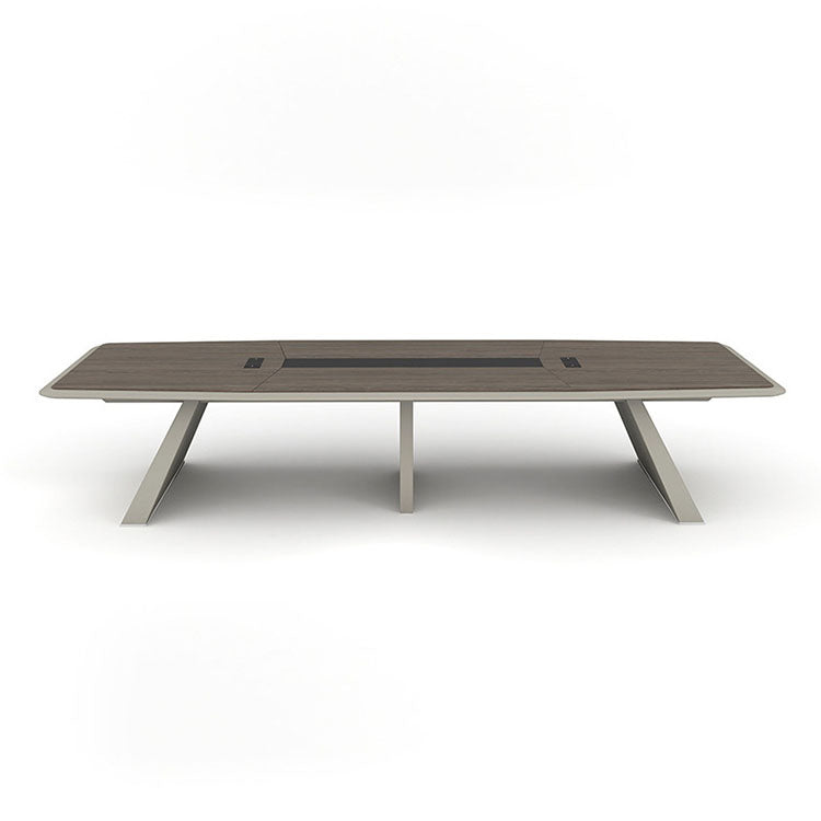 Simple Modern Large Conference Table for Multiple People