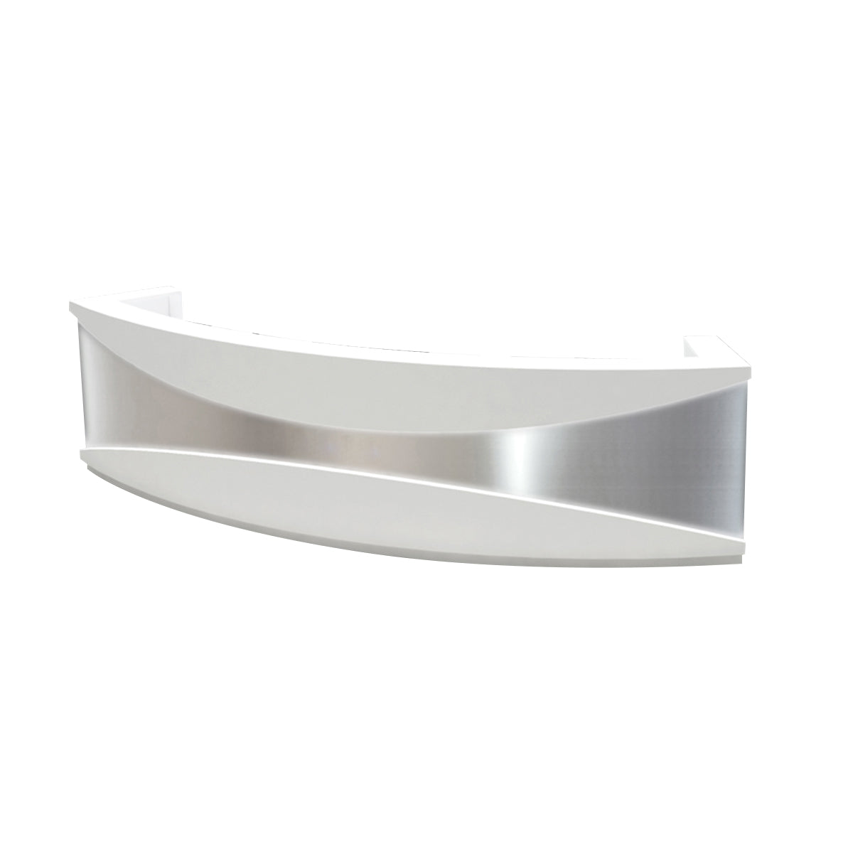 Modern Minimalist Stainless Steel Light Luxury Reception Desk