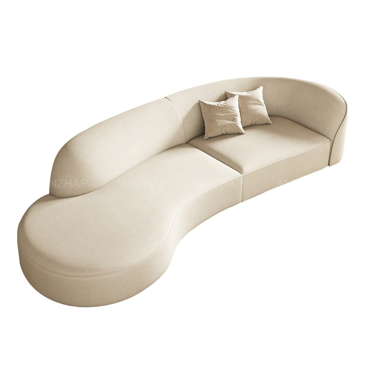 Luxury Creamy White Sofa for Living Room & Lounge（Stock Items）