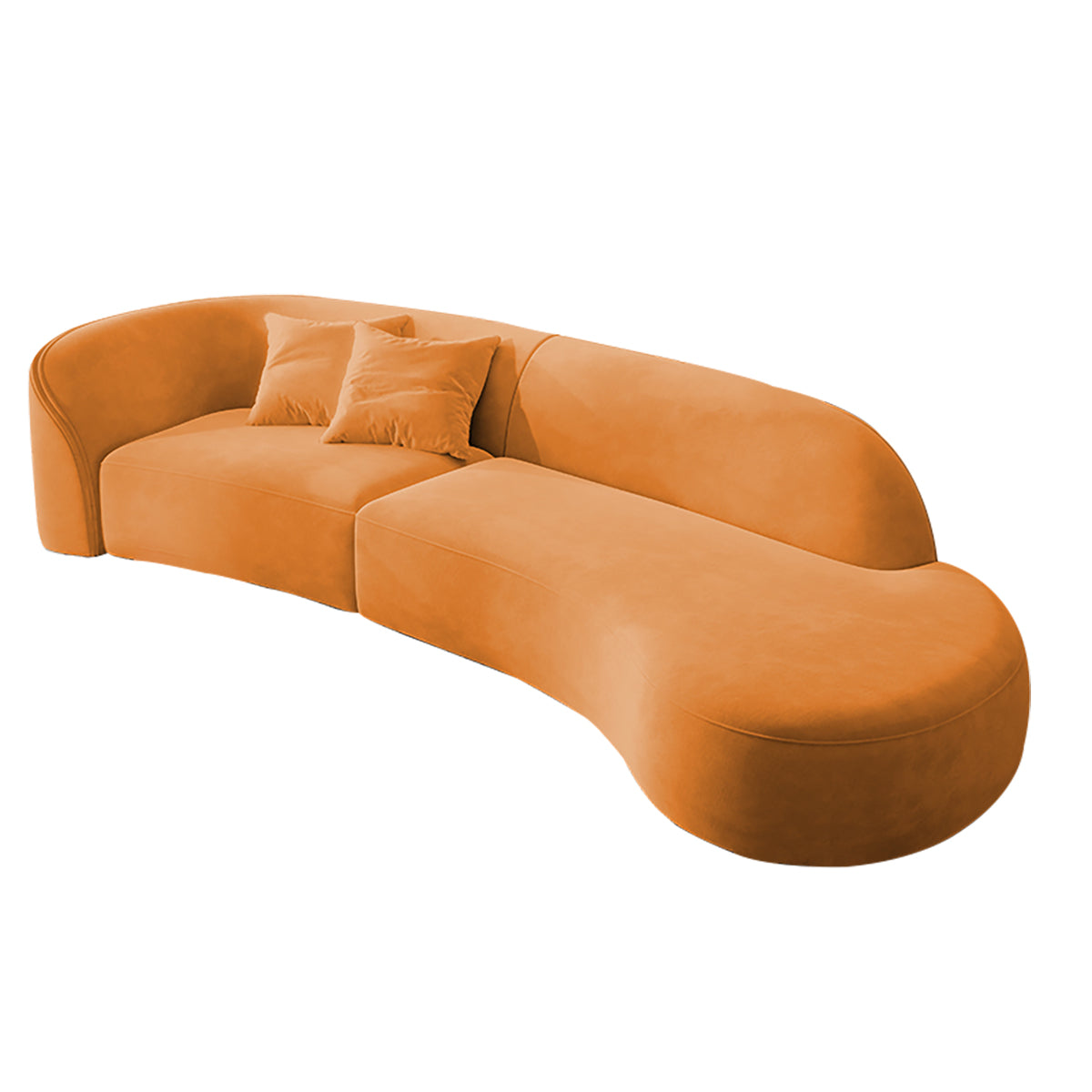 Timeless Curved Comfy Sofa