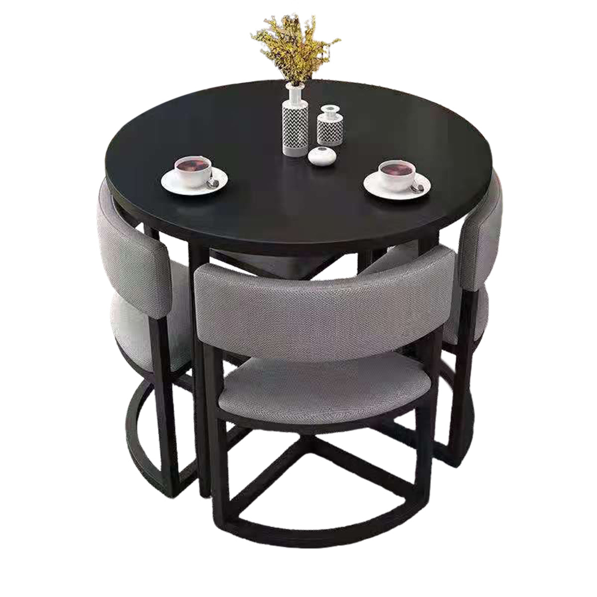 4-Seater Office Table and Chair Set