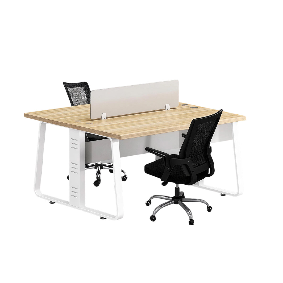 Fully Upgraded Flexible Combination Face to Face Two Person Desk