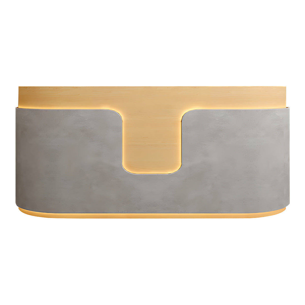 Elegant Modern Reception Desk for Offices, Commercial Centers & Salons