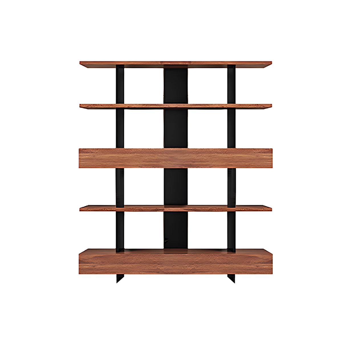 Eco-Friendly Wooden Bookshelf, Modern Storage with Multi-Layer Shelves