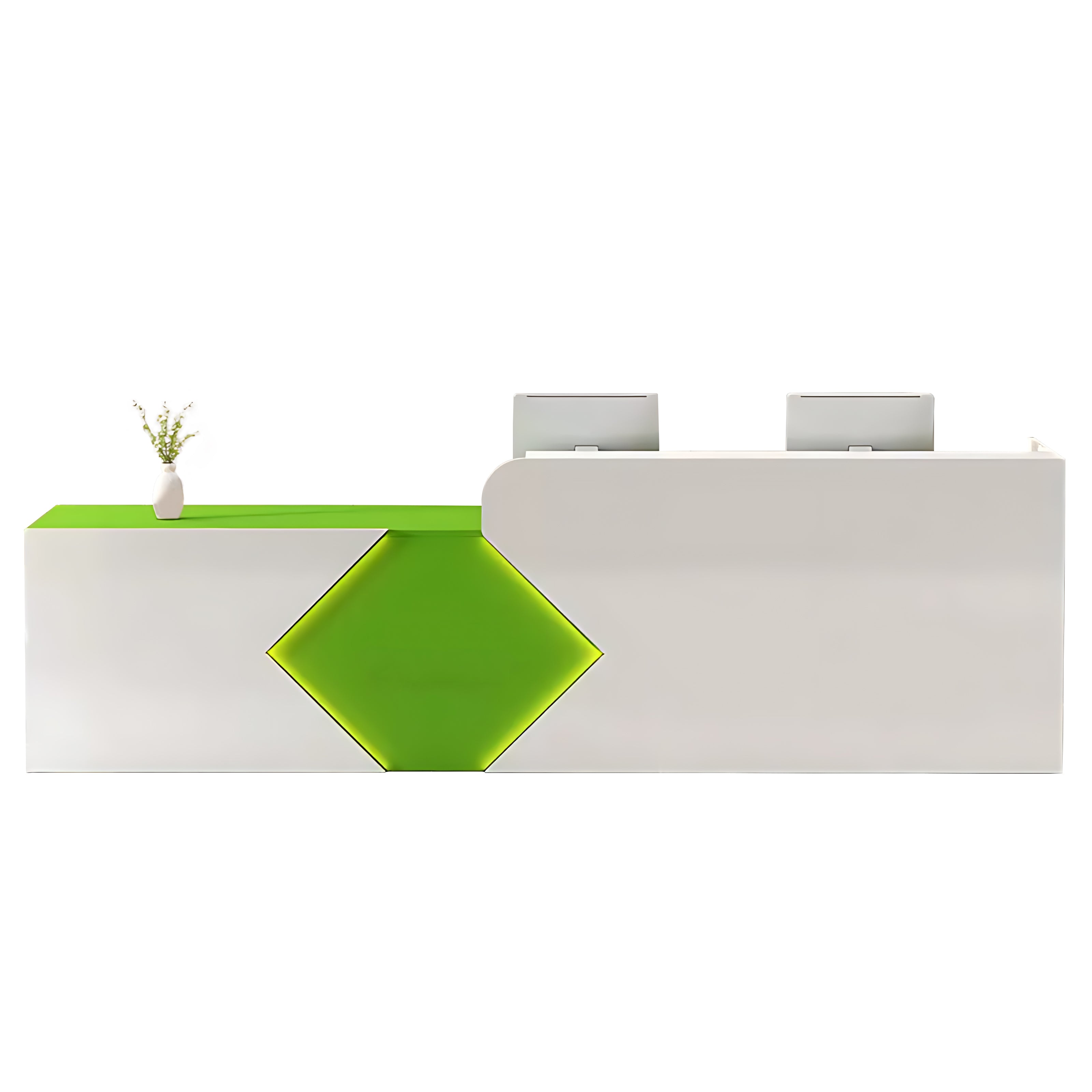 Simple Modern Company Reception Desk Rectangular Reception Desk