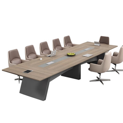 Stylish Panel-Based Rectangular Conference Table Training Table