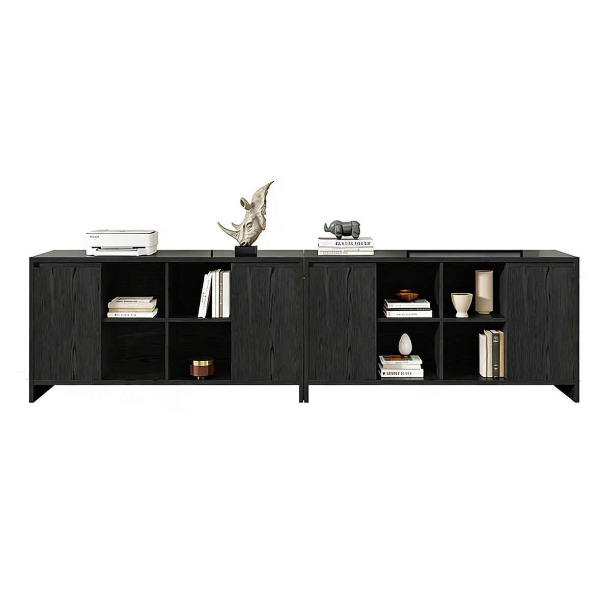 Executive Desk, Storage Cabinet, L94" x W20" x H37", for executive office workspace, modern executive office furniture