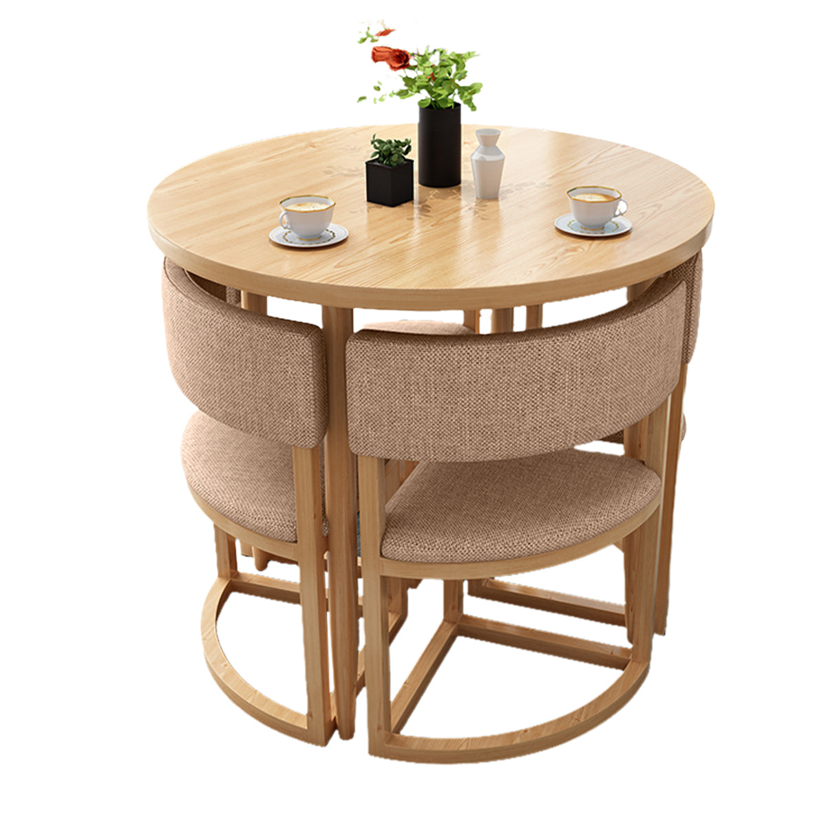 4-Seater Office Table and Chair Set