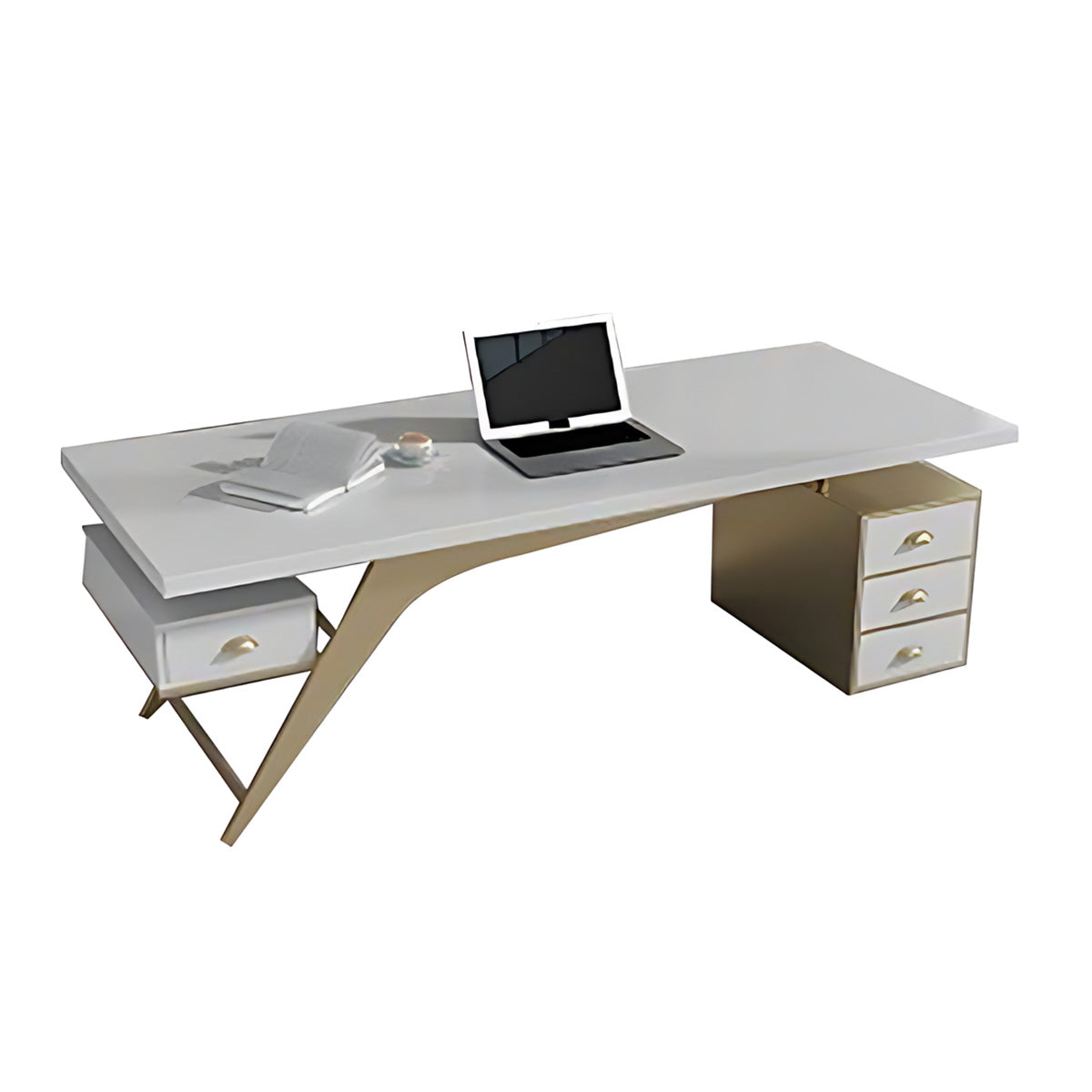 Solid Wood Computer Desk Creative Leisure Office Desk