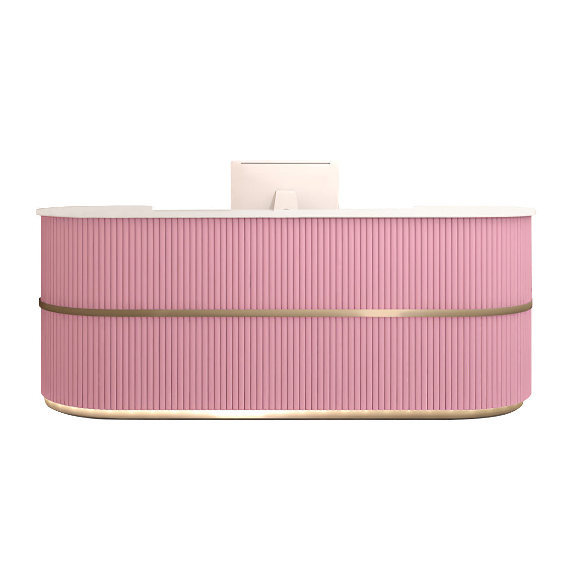 Clothing Store Women's Curved Reception Front Desk