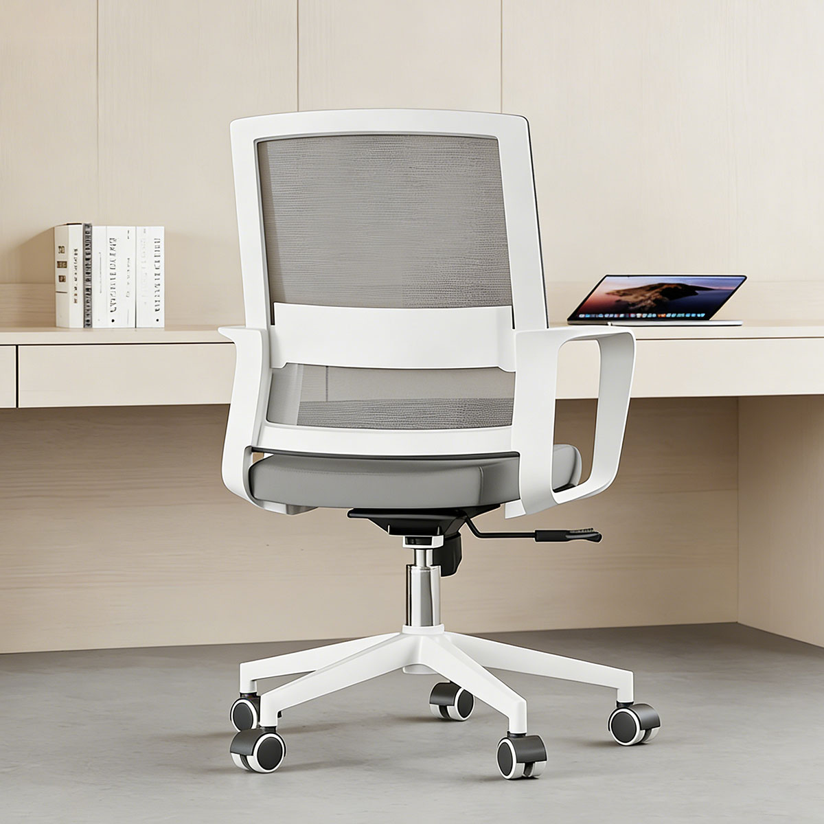 Ergonomic Rotatable Office Chair with Lumbar Support for Home & Office