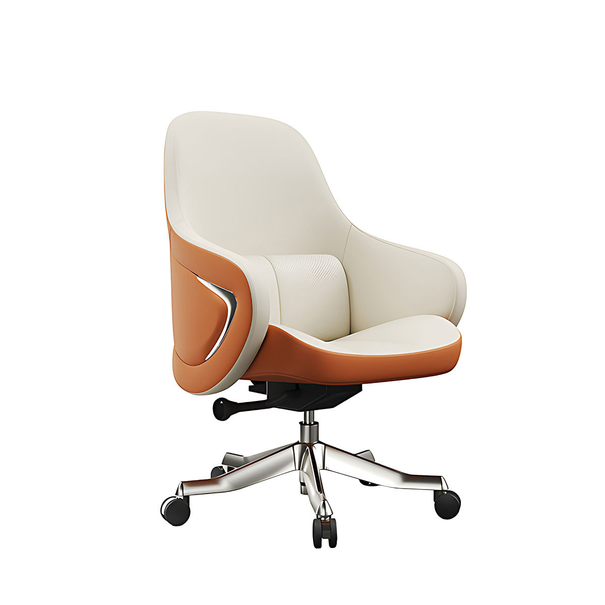 Stylish Office Chair with Headrest and Height Adjustment for Home & Office