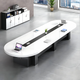 Modern Minimalist Oval Conference Table（Stock Items）