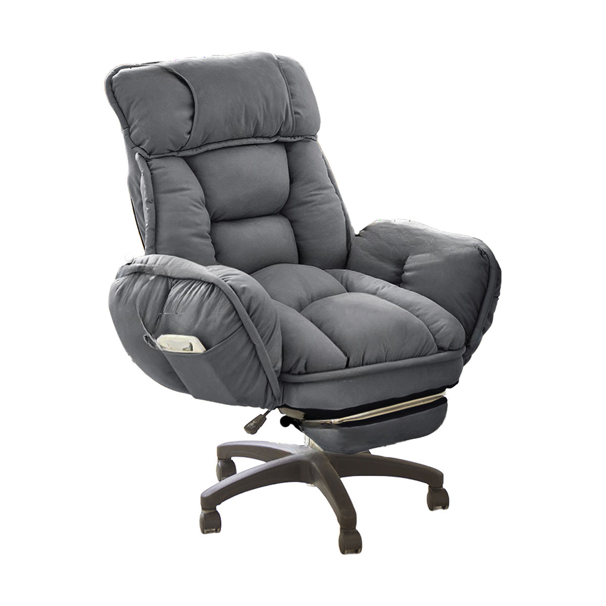 Luxury Adjustable Gaming Office Chair With Soft Cushioned Seat And Hidden Footrest