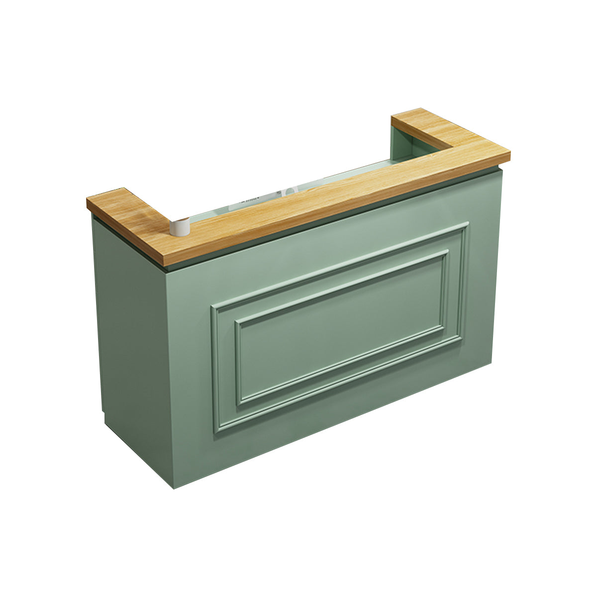 Scandinavian Minimalist Modern Small Reception Desk