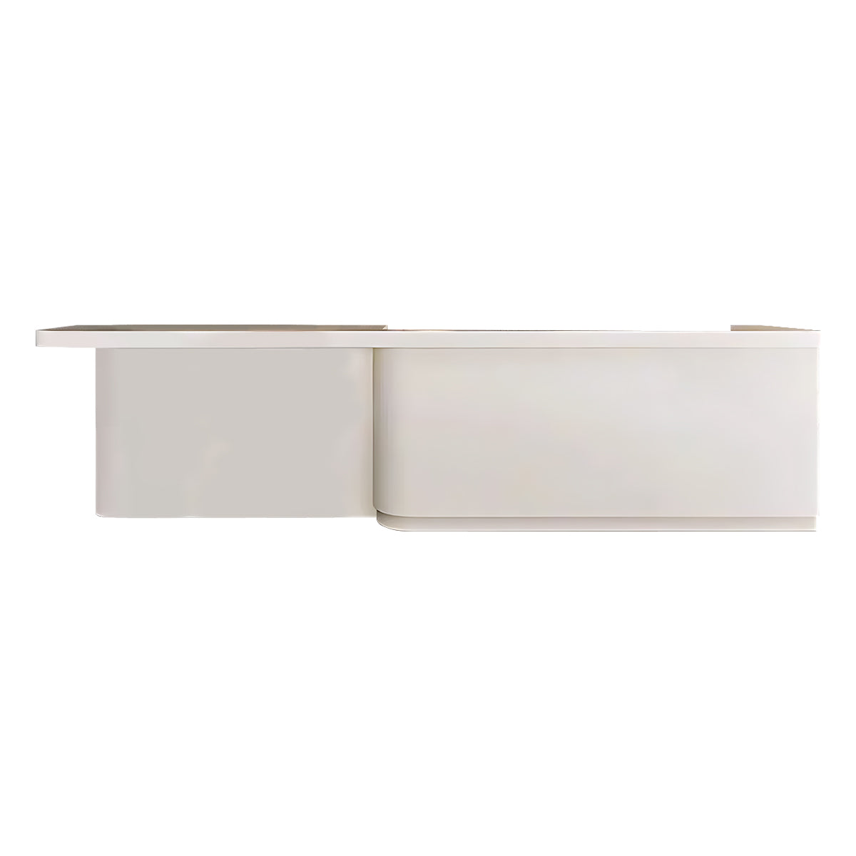 Modern Minimalist Front Desk with Sturdy Tabletop Design