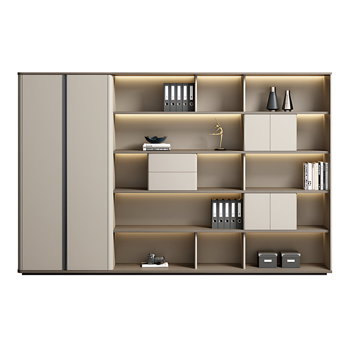 Stylish Durable Storage Cabinet for Home & Office Organization