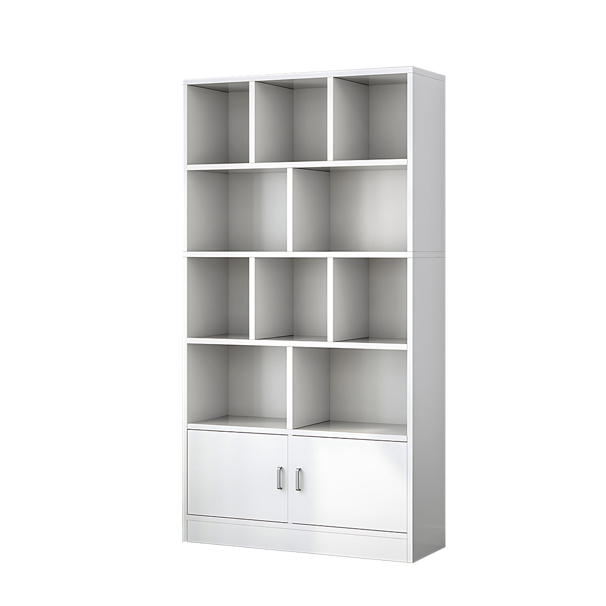 Minimalist Wooden Floor-Standing Bookshelf with Open Storage