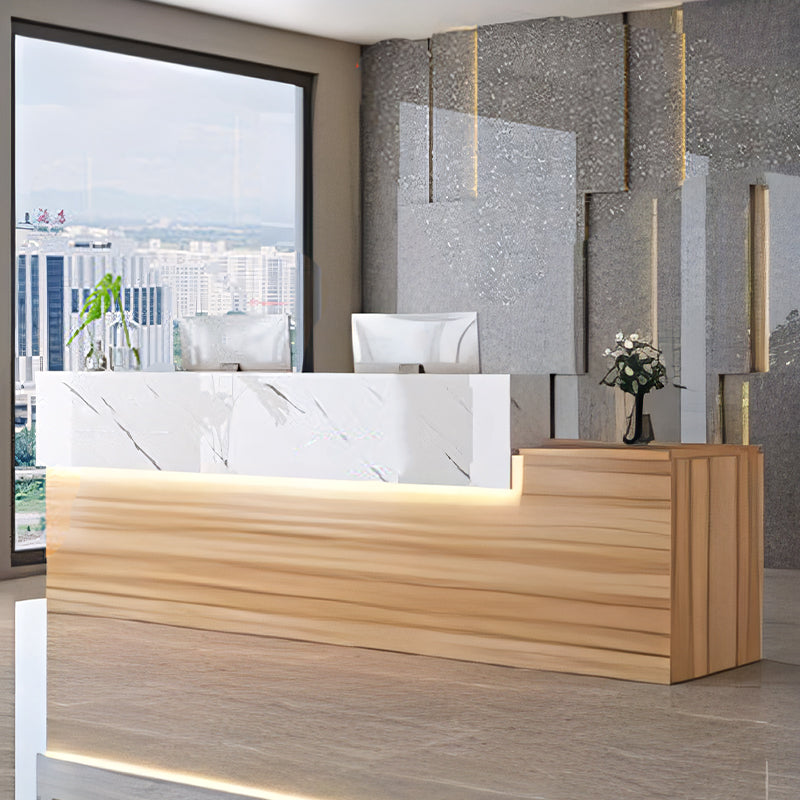 Modern Lacquered Bar Table Hotel Front Desk Table