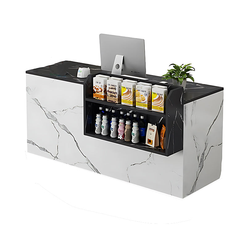 Compact Cash Desk Compact and Simple Counter Cashier Front Desk Reception Desk – Anzhap