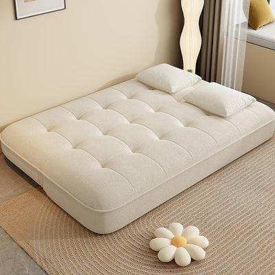 Living Room Cream Style Multifunctional Foldable Small Sofa Bed