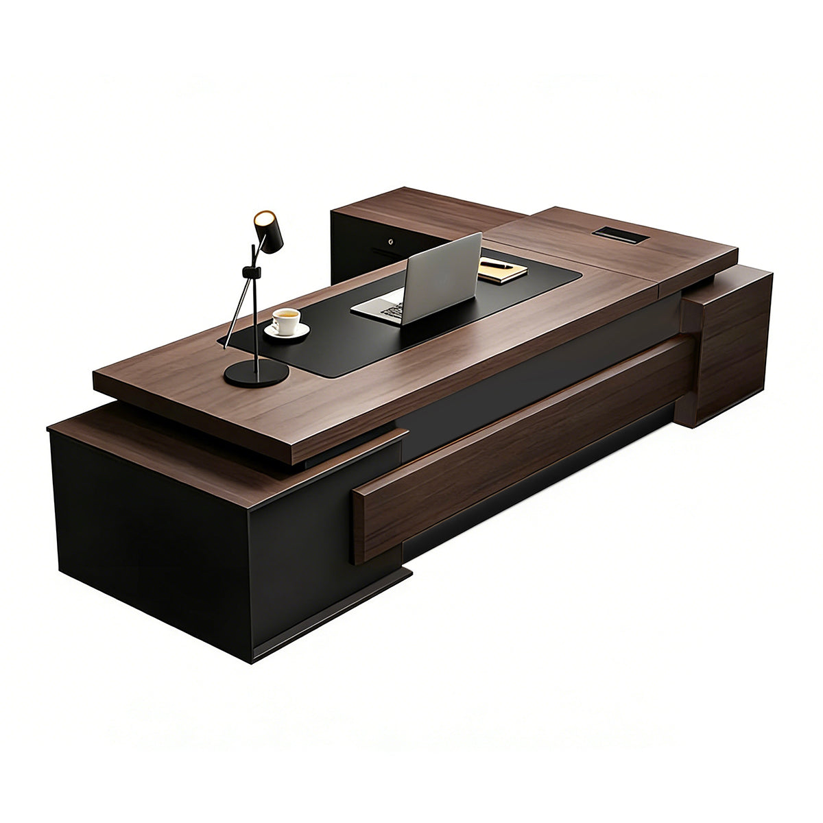 Stylish Modern Executive Desk with Spacious Desktop for Comfortable Work