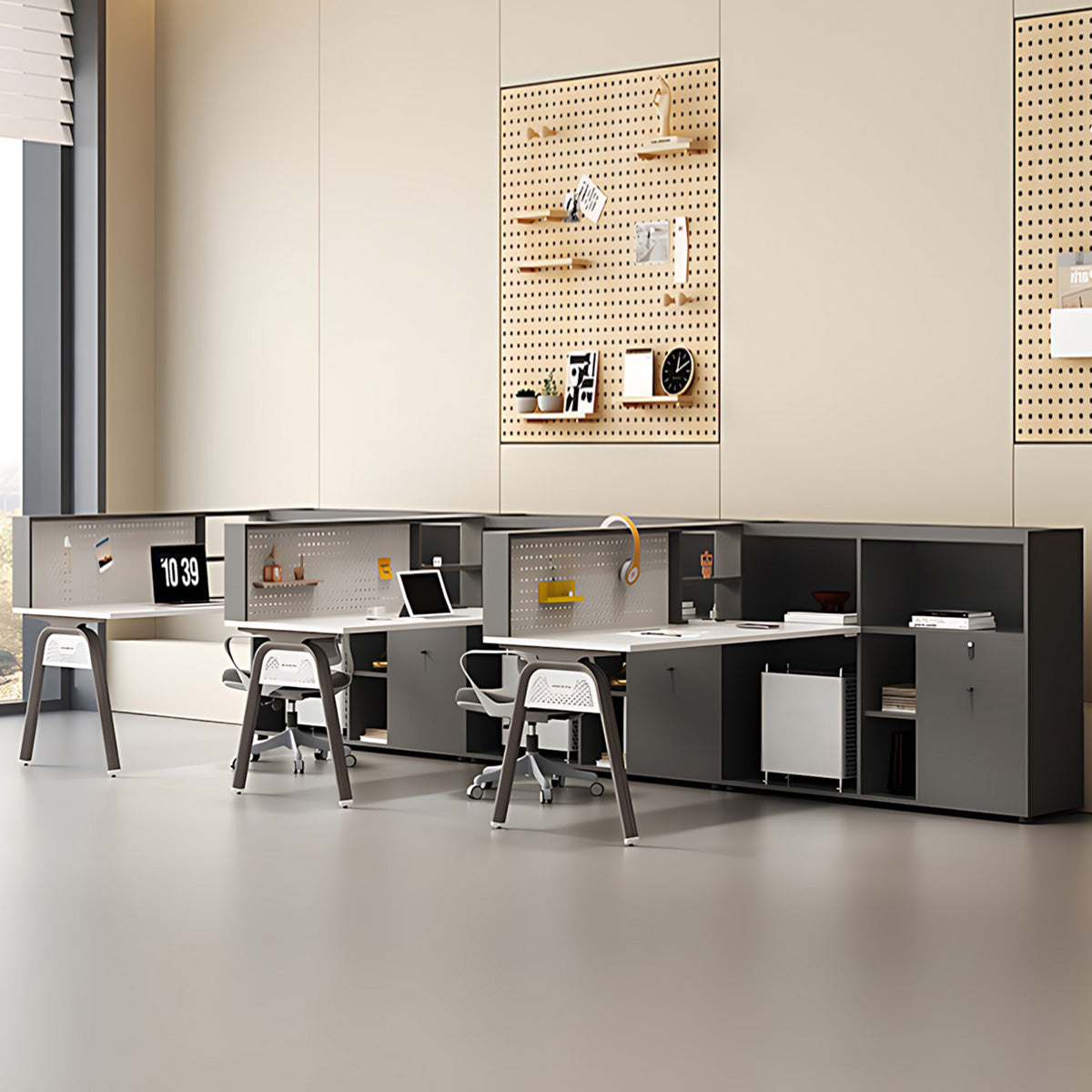 Office Desk, office room scene, for executive office workspace, modern executive office furniture