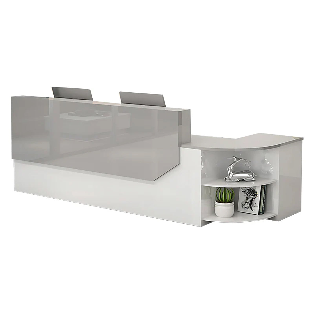 Minimalist Modern L-shaped Reception Desk（Sale Event）