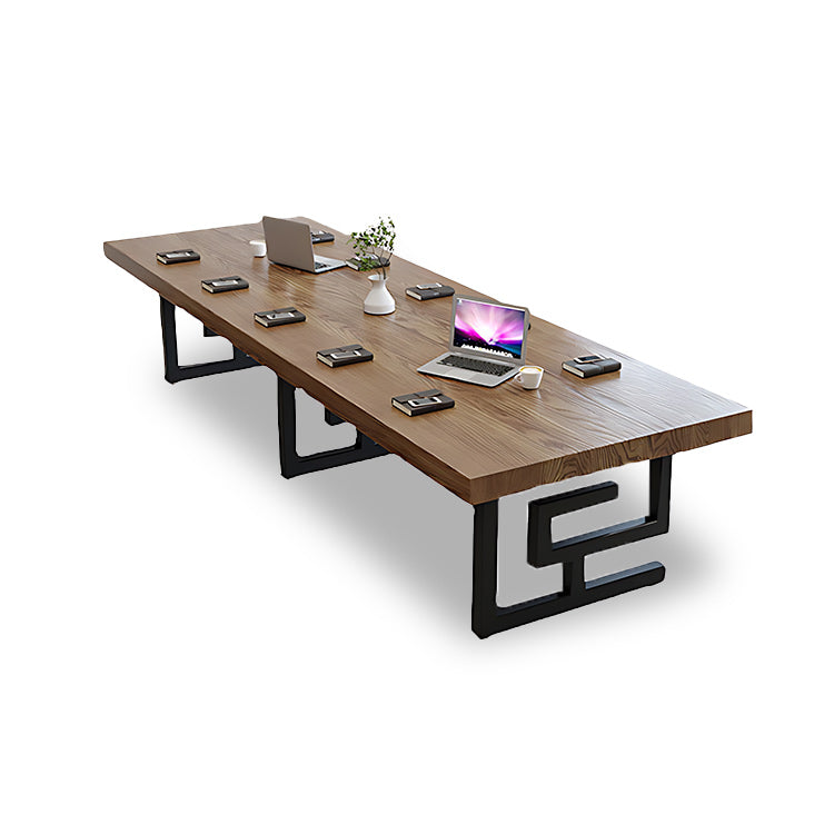 Nordic-Inspired Simplistic Solid Wood Conference Table