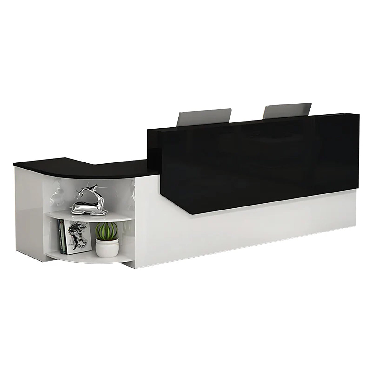 Minimalist Modern L-shaped Reception Desk（Sale Event）