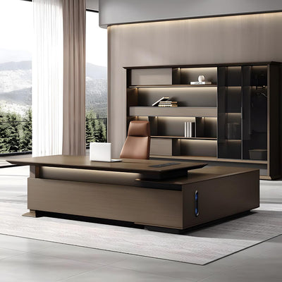 Luxury L-shaped Executive Desk