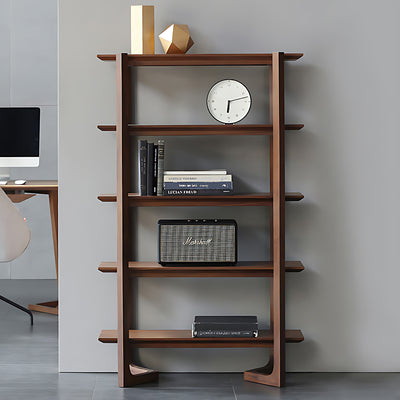 Solid Wood Bookshelf Nordic Style Open Storage Eco-Friendly Durable
