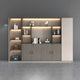 Secure Multi-Functional Storage Cabinet with LED for Office & Home