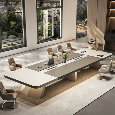 Heavy-Duty Conference Table with Thick Top for Conference Room and Boardroom